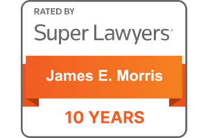 James E. Morris - James E. Morris rated by Super Lawyers 10 years. Badge