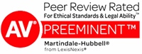 Attorney James Morris - Peer reviewed excellence on Martindale Hubbell.